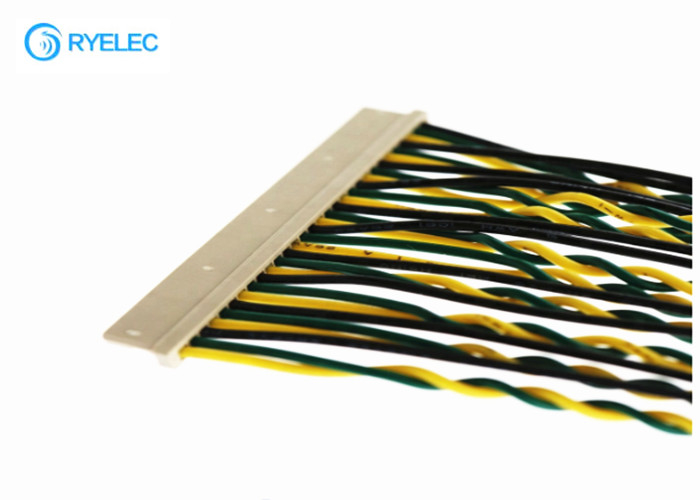 30 Pin LVDS Kablo Düzeneği DF14-30S-1.25C UL1061 ile  DF13-40P Lcd Konektör Tezgahına