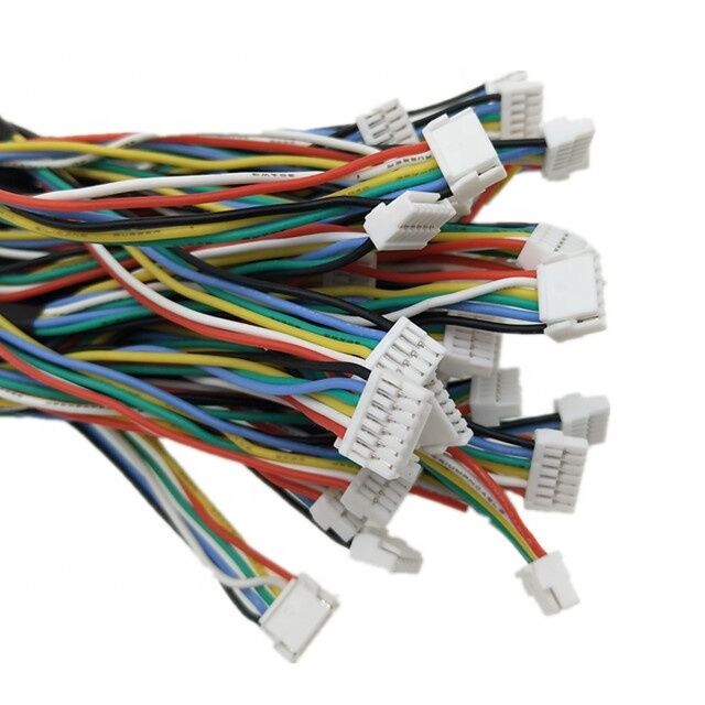 50kV High Voltage Silicone Rubber Insulated Wire Harness with JST-GH to GHR-06V Connector Custom Cable Assembly