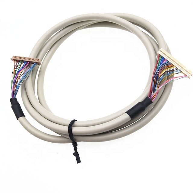 Sıcak Satış 1.25mm Pitch HRS DF13 40pin EDP Kablo 1mm Pitch JAE FI-X30 30pin LCD LVDS Kablo Montajı