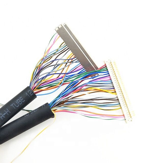 Sıcak Satış 1.25mm Pitch HRS DF13 40pin EDP Kablo 1mm Pitch JAE FI-X30 30pin LCD LVDS Kablo Montajı