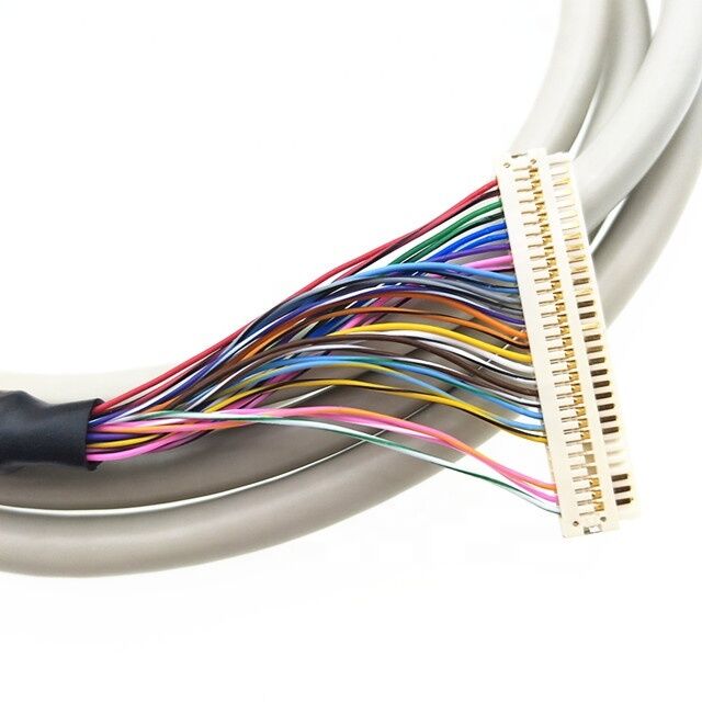 Sıcak Satış 1.25mm Pitch HRS DF13 40pin EDP Kablo 1mm Pitch JAE FI-X30 30pin LCD LVDS Kablo Montajı