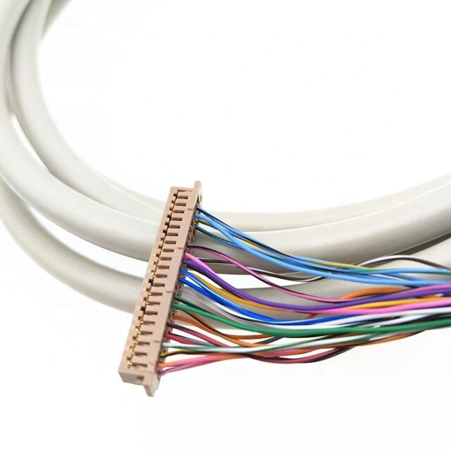 Sıcak Satış 1.25mm Pitch HRS DF13 40pin EDP Kablo 1mm Pitch JAE FI-X30 30pin LCD LVDS Kablo Montajı