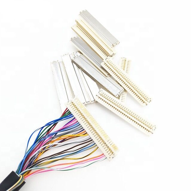 Sıcak Satış 1.25mm Pitch HRS DF13 40pin EDP Kablo 1mm Pitch JAE FI-X30 30pin LCD LVDS Kablo Montajı