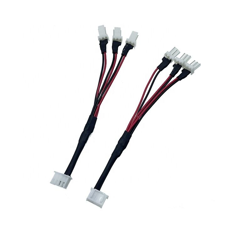 SM Erkek Kadın Dönüştürme Kablosu Bir Tırnak Dört Bağlantı Kablosu 2.54 Uçak 2Pin Kırmızı ve Siyah Kablo Bağlantısı Ter ile LED Işık