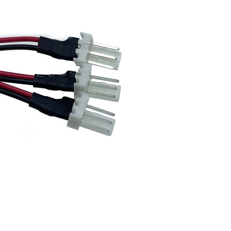 SM Erkek Kadın Dönüştürme Kablosu Bir Tırnak Dört Bağlantı Kablosu 2.54 Uçak 2Pin Kırmızı ve Siyah Kablo Bağlantısı Ter ile LED Işık