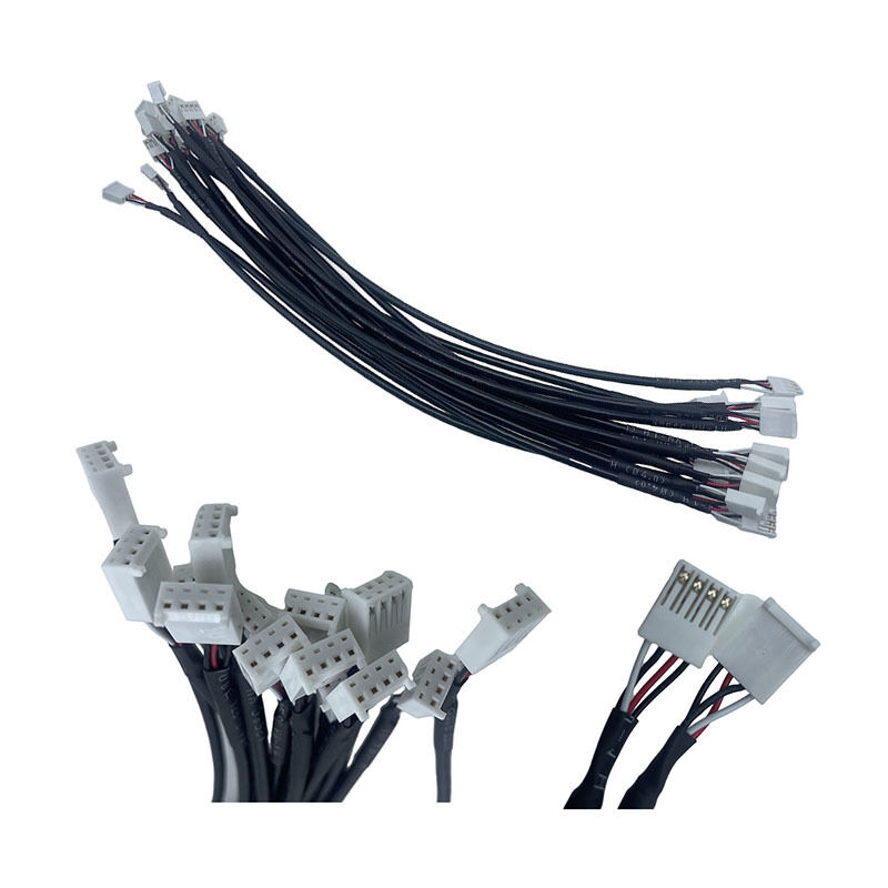 Factory Price FFC Dupont Wire 2/3/4/5/6 Pin Connector Electric Wire & Female Plug Custom Cable Assembly