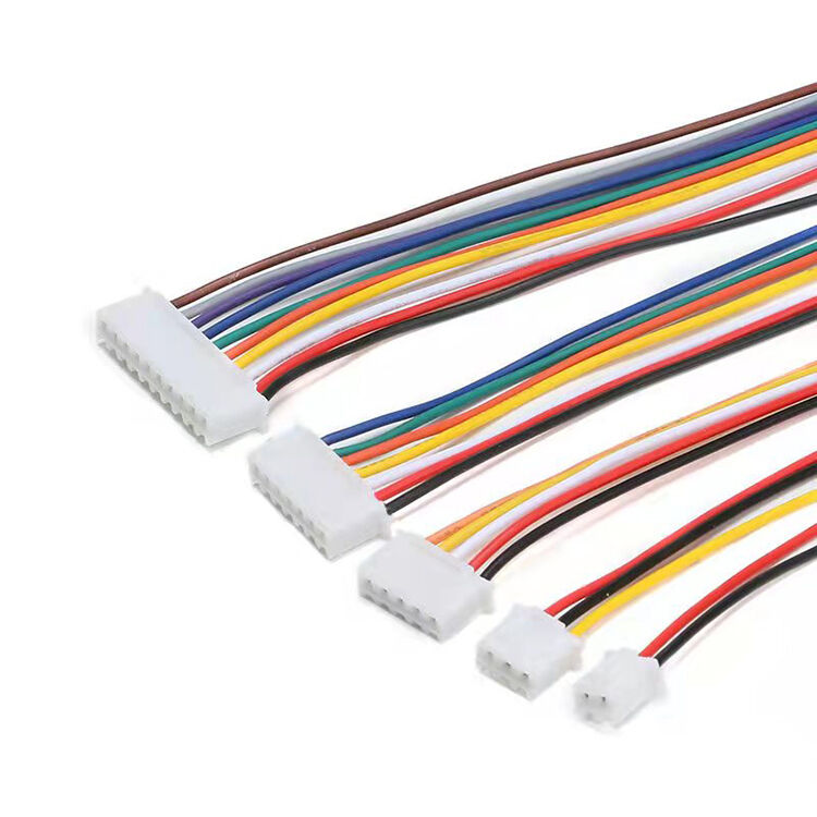 JST Kablolama 2 Pin 2P 4P 6P 8P 12P Düz açılı Pin Bağlantı Kablosu Montajı XH SH Düz Kurdele Jumper Kablosu