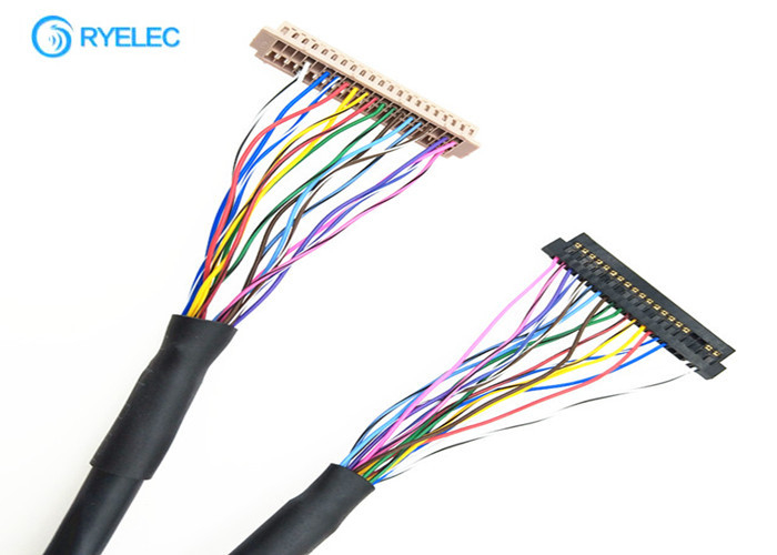 40 Pin DF13 Konnektörü LVDS Kablo Düzeneği JAE  FI - S20S 1.25mm Konektörü