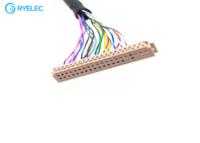 40 Pin DF13 Konnektörü LVDS Kablo Düzeneği JAE  FI - S20S 1.25mm Konektörü