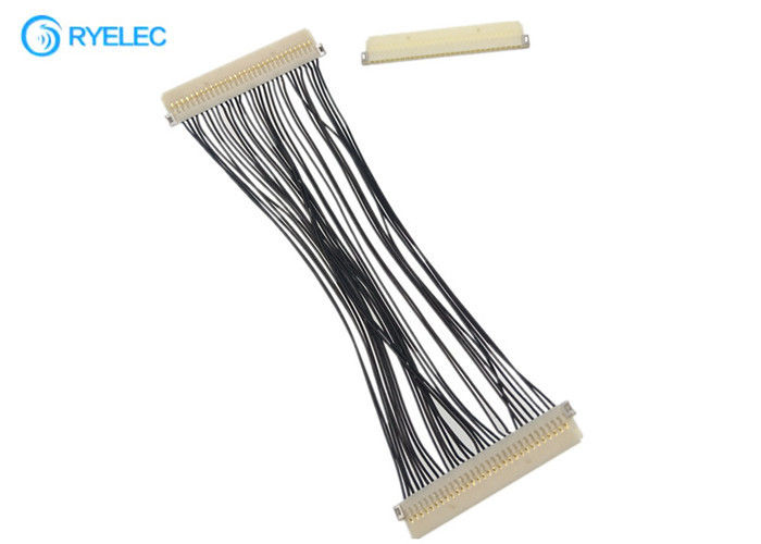 30 Pin Lvds Flex Kablo DF19G - 30S  1.0mm Pitch Için DF19G-30S Için TV / DVD Ile 30awg