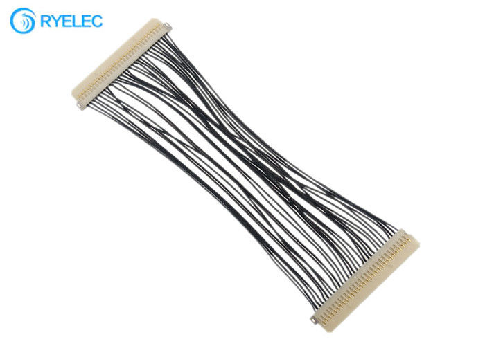 30 Pin Lvds Flex Kablo DF19G - 30S  1.0mm Pitch Için DF19G-30S Için TV / DVD Ile 30awg