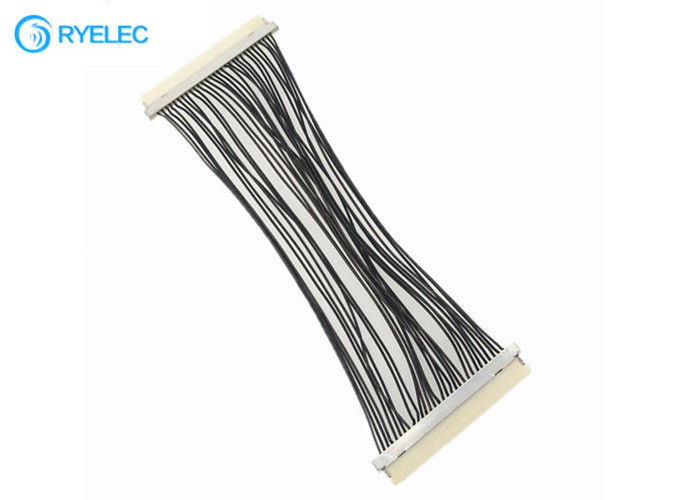 30 Pin Lvds Flex Kablo DF19G - 30S  1.0mm Pitch Için DF19G-30S Için TV / DVD Ile 30awg