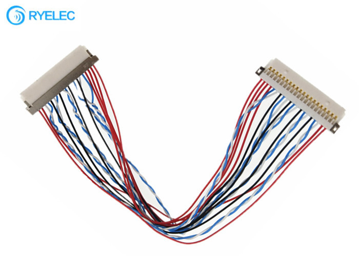 DF19-20S-1c Kabuk Kablo Demeti DF19 Serisi Lvds Lcd Monitör İçin Dönüştürme Kablosu