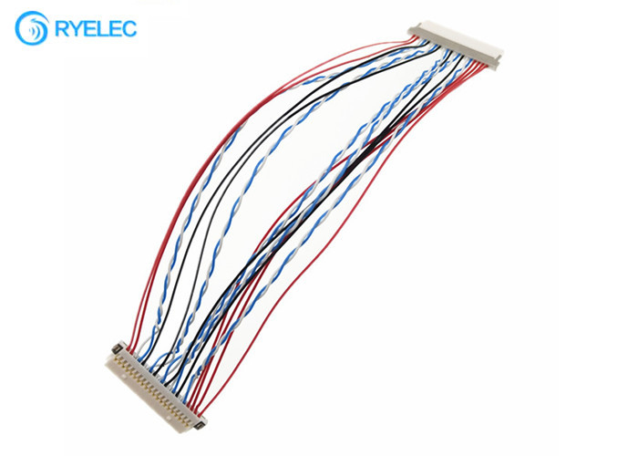DF19-20S-1c Kabuk Kablo Demeti DF19 Serisi Lvds Lcd Monitör İçin Dönüştürme Kablosu