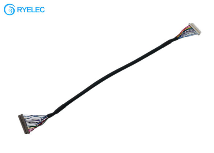 20pin 1.0mm Pitch DF14 DF19  Konnektör ULDS276 Ile Sıyırma Makinesi Için LVDS Kablo