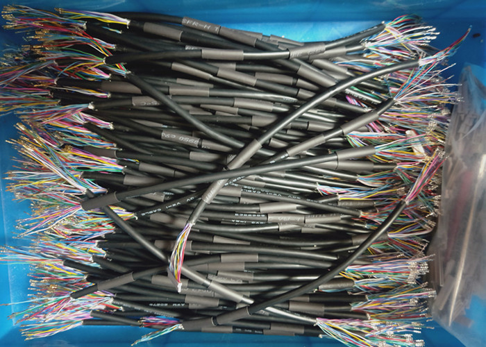 20pin 1.0mm Pitch DF14 DF19  Konnektör ULDS276 Ile Sıyırma Makinesi Için LVDS Kablo