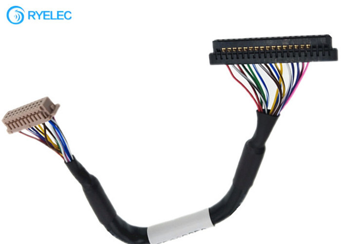 Bükülmüş Çiftler 20pin JAE FI-S20S için 20 P  DF13-20DS-1.25C 1.25 MM LVDS LCD Kablo Için Monitör