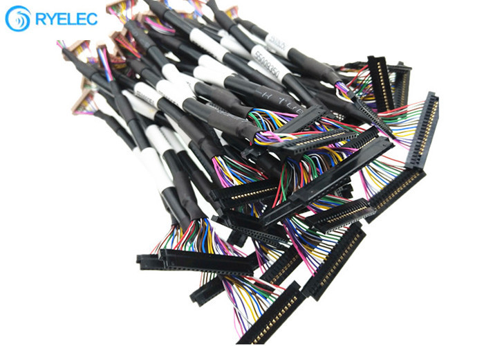 Bükülmüş Çiftler 20pin JAE FI-S20S için 20 P  DF13-20DS-1.25C 1.25 MM LVDS LCD Kablo Için Monitör