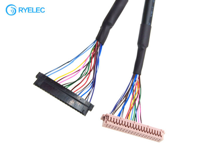 OEM ODM 40PIN  DF13-40DS-1.25C 20PIN JAE Fi-S20S Ceket Lvds Kablo Ile Dijital Için