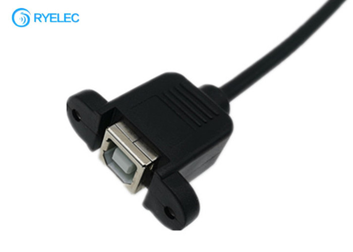 100mm Tarih Kablosu ile Molex Picoblade 4pin 51021 USB TİP B Dişi Panel Montajlı