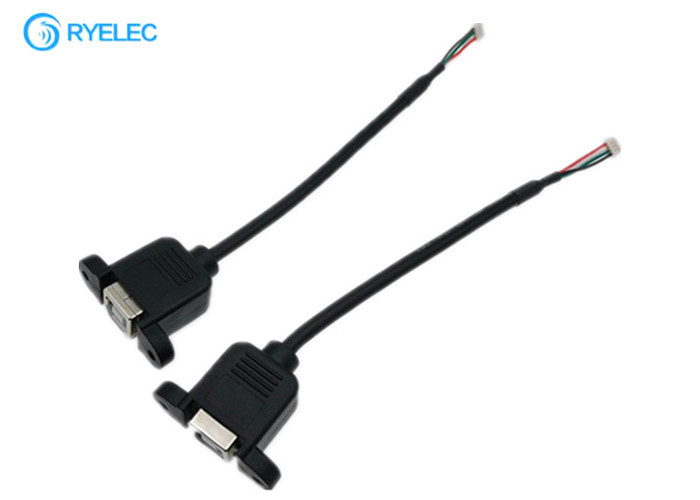 100mm Tarih Kablosu ile Molex Picoblade 4pin 51021 USB TİP B Dişi Panel Montajlı