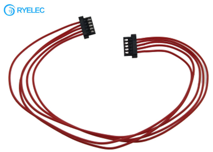 DF52-5P-0.8C  DF52-2832PCF Kıvrımlı 5 Pin Konnektör  Kablo 32AWG Tel Koşum