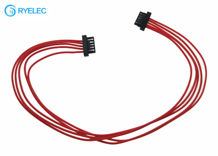 DF52-5P-0.8C  DF52-2832PCF Kıvrımlı 5 Pin Konnektör  Kablo 32AWG Tel Koşum