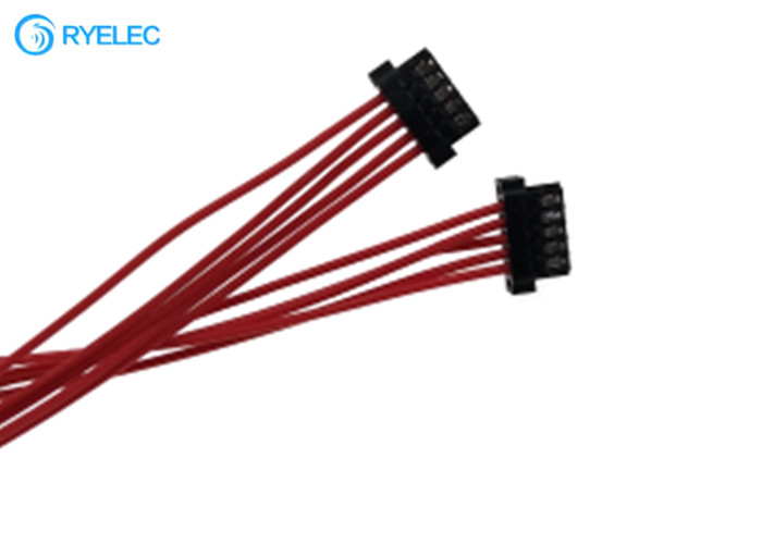 DF52-5P-0.8C  DF52-2832PCF Kıvrımlı 5 Pin Konnektör  Kablo 32AWG Tel Koşum