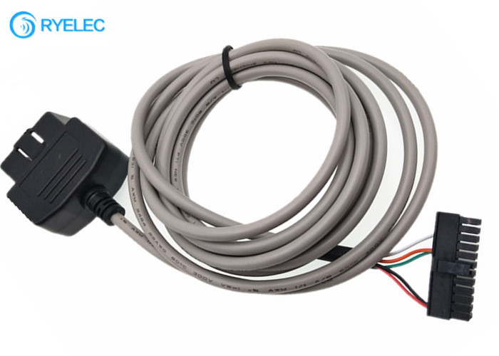 ODB2 Erkek Molex Microfit 3.0 43025-2400 PVC Oto Araba Teşhis Uzatma Kablosu Ile
