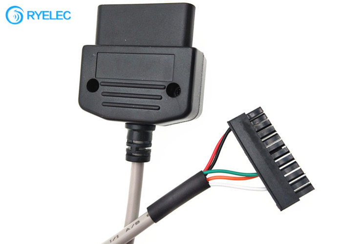 ODB2 Erkek Molex Microfit 3.0 43025-2400 PVC Oto Araba Teşhis Uzatma Kablosu Ile