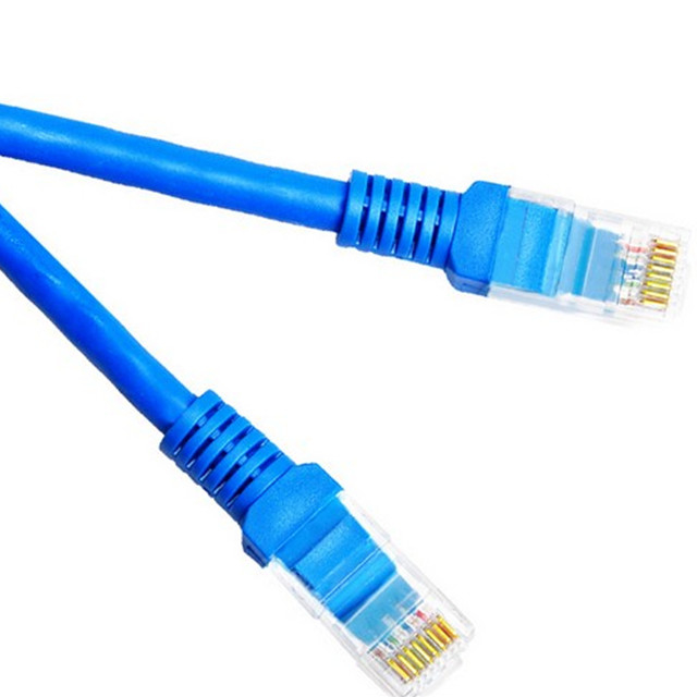 Ethernet Lan Ağ Kablosu Yama Kablosu 2M 3M 5M 10M Mavi Rj45 Utp Ftp CAT6 23AWG