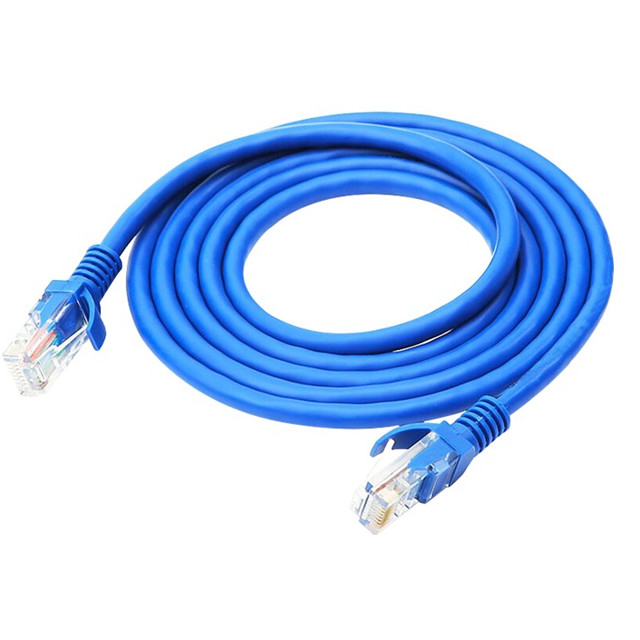 Ethernet Lan Ağ Kablosu Yama Kablosu 2M 3M 5M 10M Mavi Rj45 Utp Ftp CAT6 23AWG