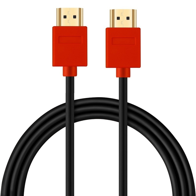 Yüksek Kaliteli PVC / Nylon Shield HDMI Kablosu 1.4 HDTV / PS3 / Ev Tiyatrosu için sürüm