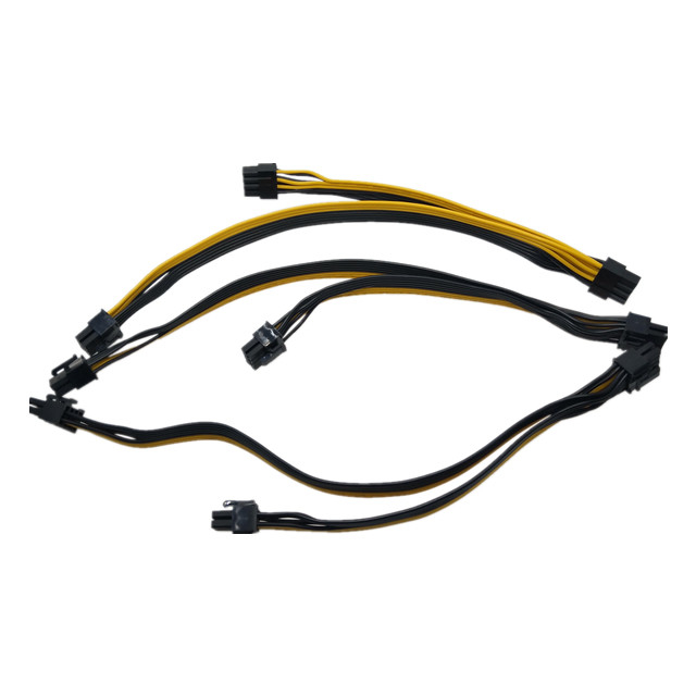 30cm 8 pinli gpu grafik kartı güç kablosu 600V voltaj