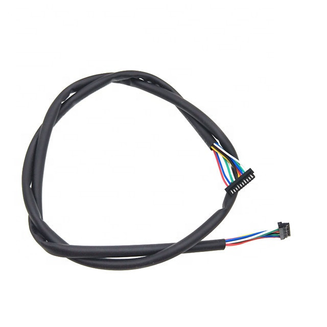Ul1571 32 Awg Özel Kablo Demeti 0.8mm Pitch 10 Pin DF52-10P-0.8C  PVC Kablo