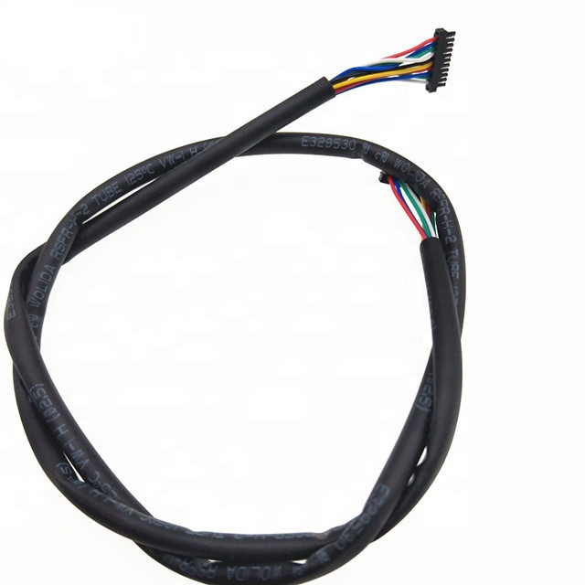 Ul1571 32 Awg Özel Kablo Demeti 0.8mm Pitch 10 Pin DF52-10P-0.8C  PVC Kablo