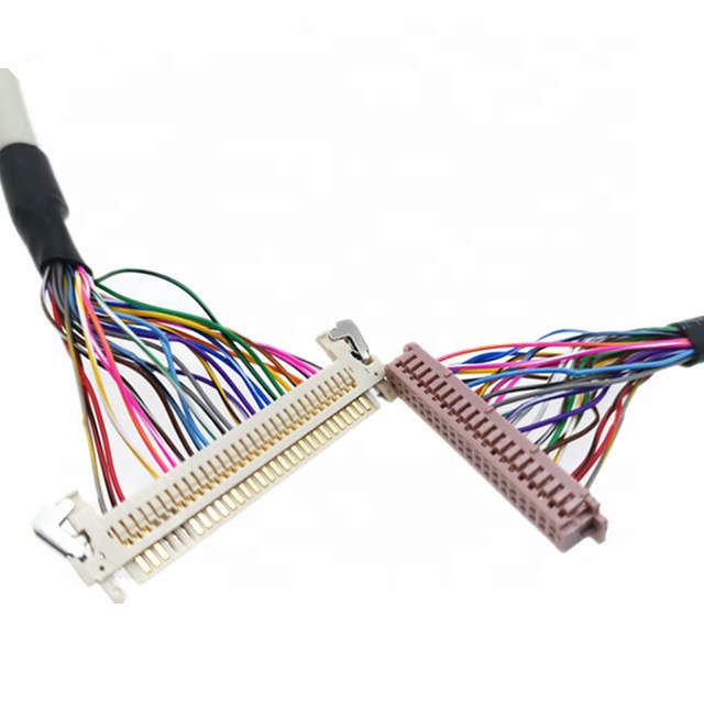 30pin Jae Fi-X30hl Için 40pin  Df13-40p 20276 30 v Kalkan Lvds Kablo Için LCD Ekran Paneli