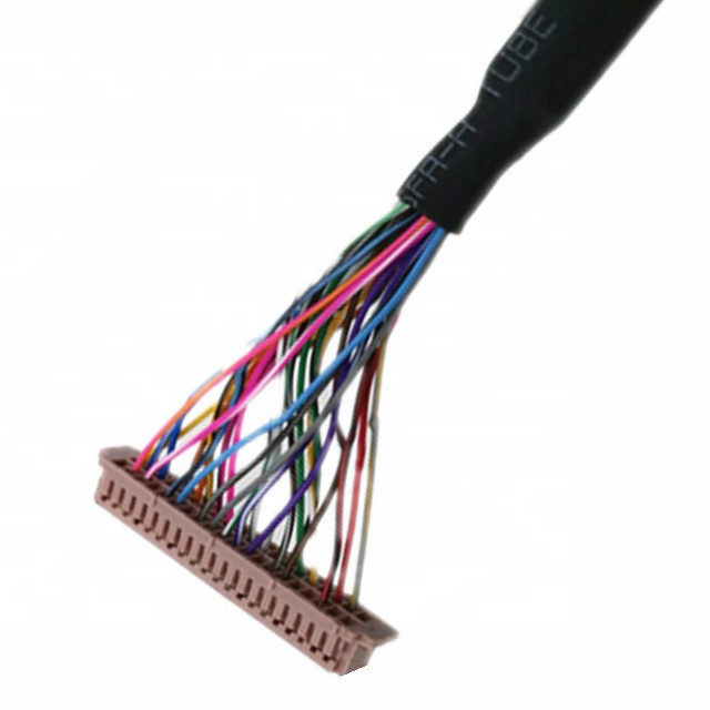 30pin Jae Fi-X30hl Için 40pin  Df13-40p 20276 30 v Kalkan Lvds Kablo Için LCD Ekran Paneli