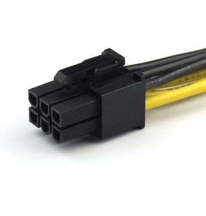 6P 8P Sunucu Güç Değiştirme Panosu Grafik Modülü Hat Kablosu 50CM/18AWG/16AWG Uzunluğu 70cm/Kustomlaştırılmış Bağlantı Molex