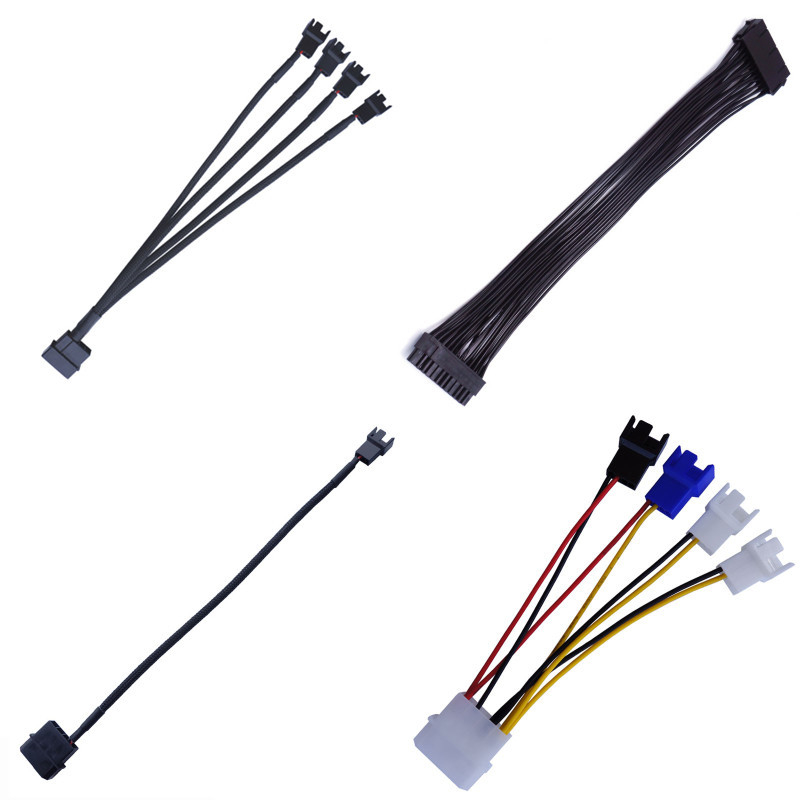Pcie 8 Pin Dişi - Çift 8pin Kollu Korumalı Pcie GPU Minig Güç Kablosu