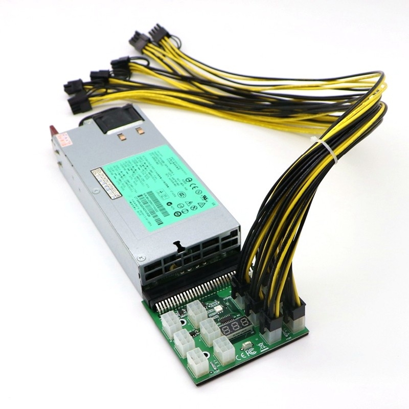 Grafik Kartı için 16AWG 6PIN ERKEK 8PIN ERKEK Pci E Güç Kablosu